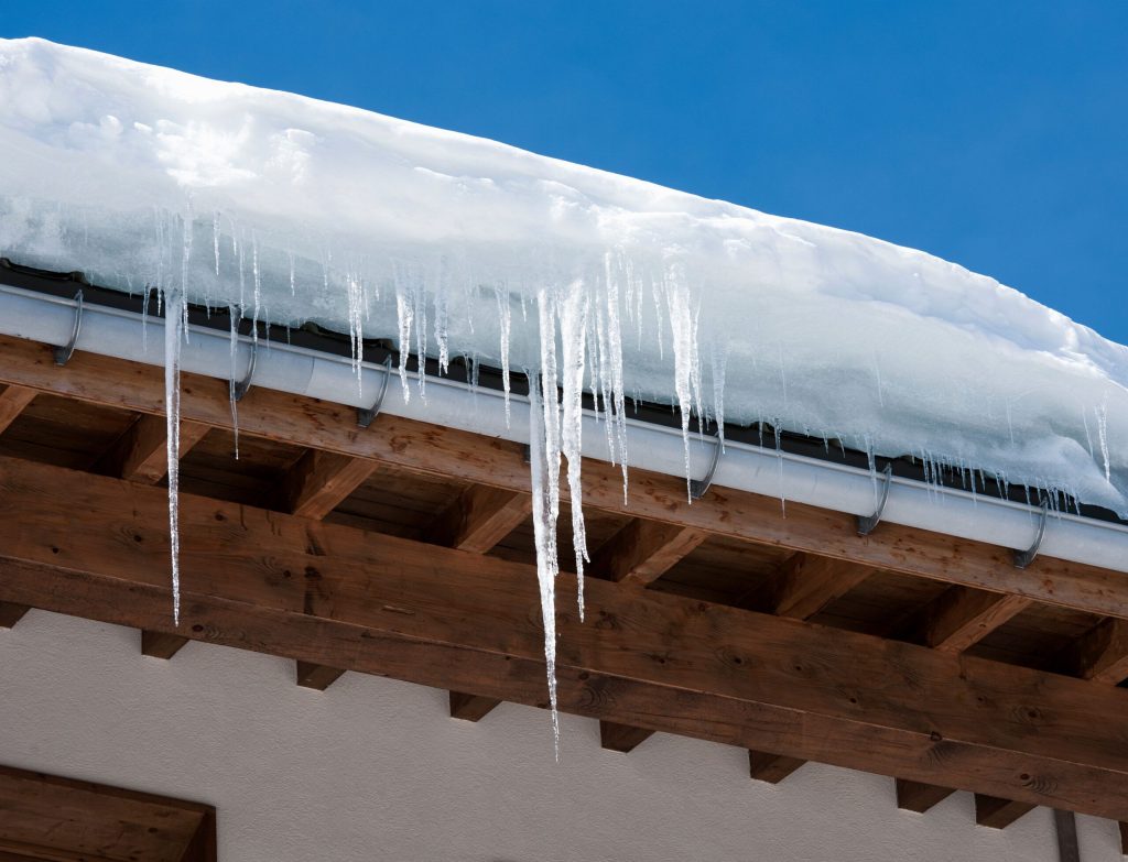 ice damn example as to why mold is an issue